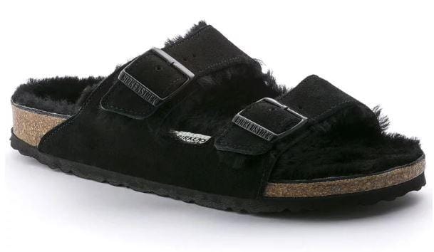 Birkenstock Arizona Shearling Mink Sandal - Ferraris Boutique