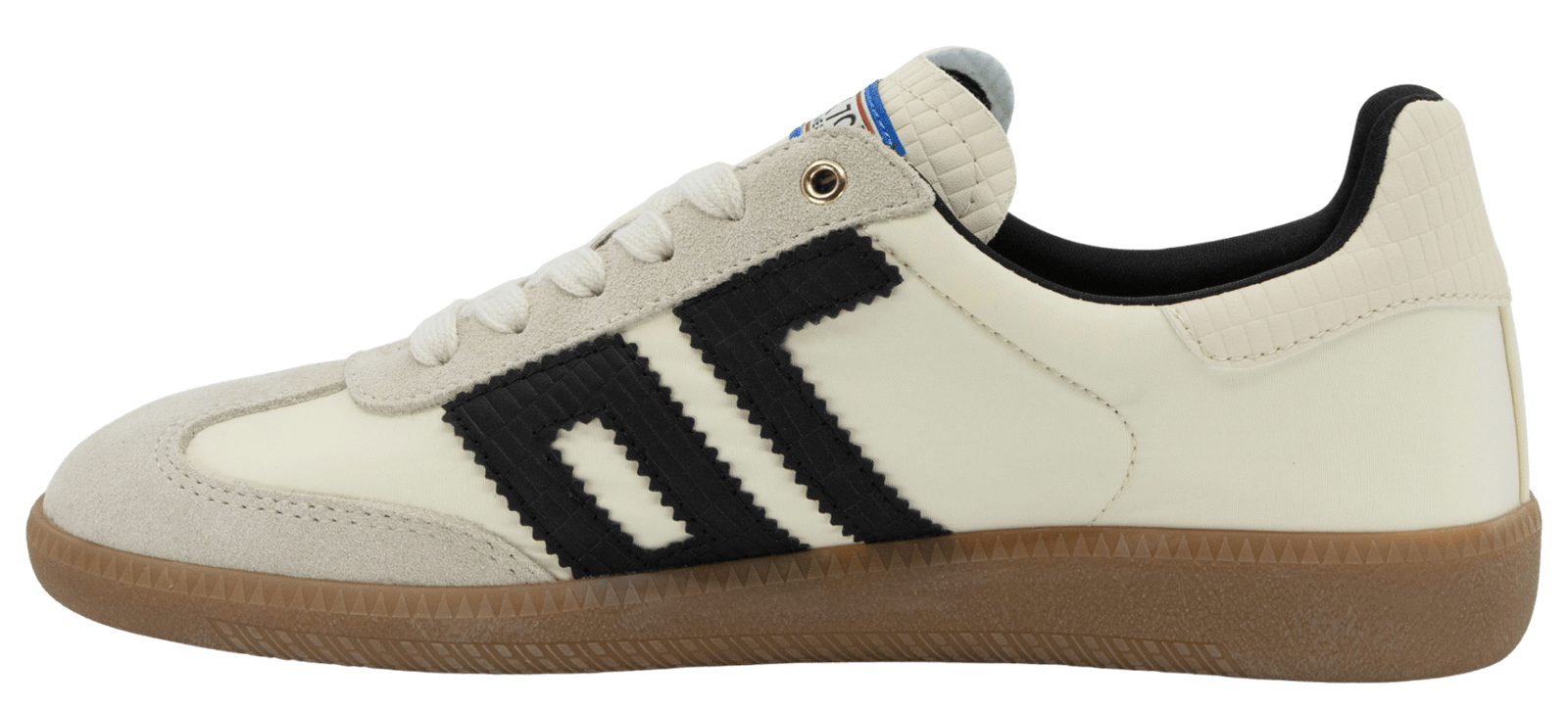 beige black