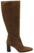 brown suede