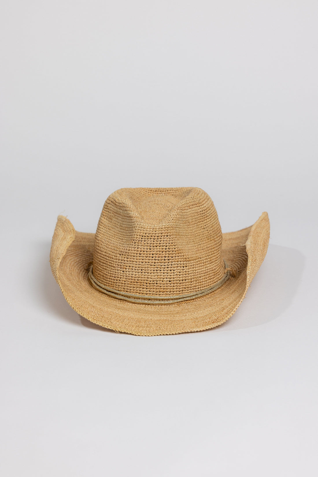 Raffia Crotchet Cowboy Hat